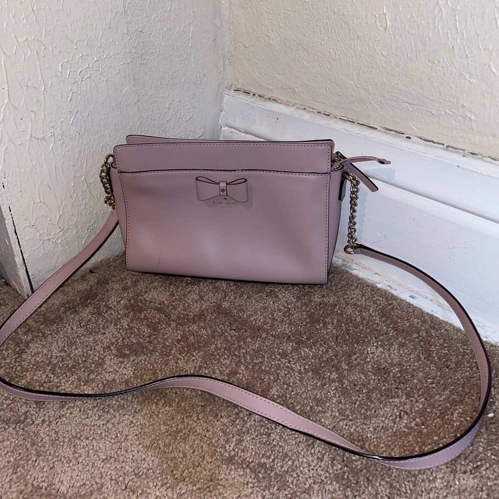 Pink Kate Spade Crossbody with Bow